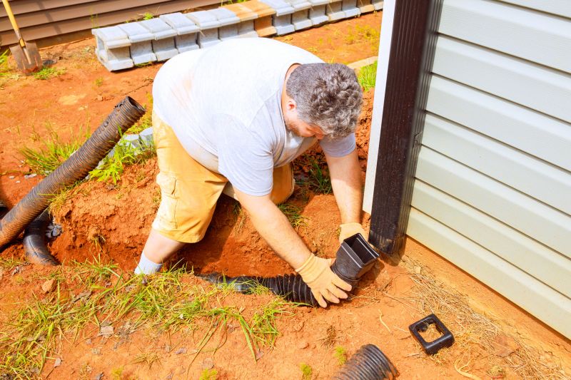 Drainage Trench Installation in Atlanta, GA
